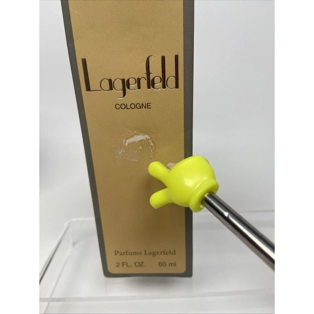 Vintage Lagerfeld Cologne 2 oz 60ml Splash Bottle w Box Karl Lagerfeld Parfums